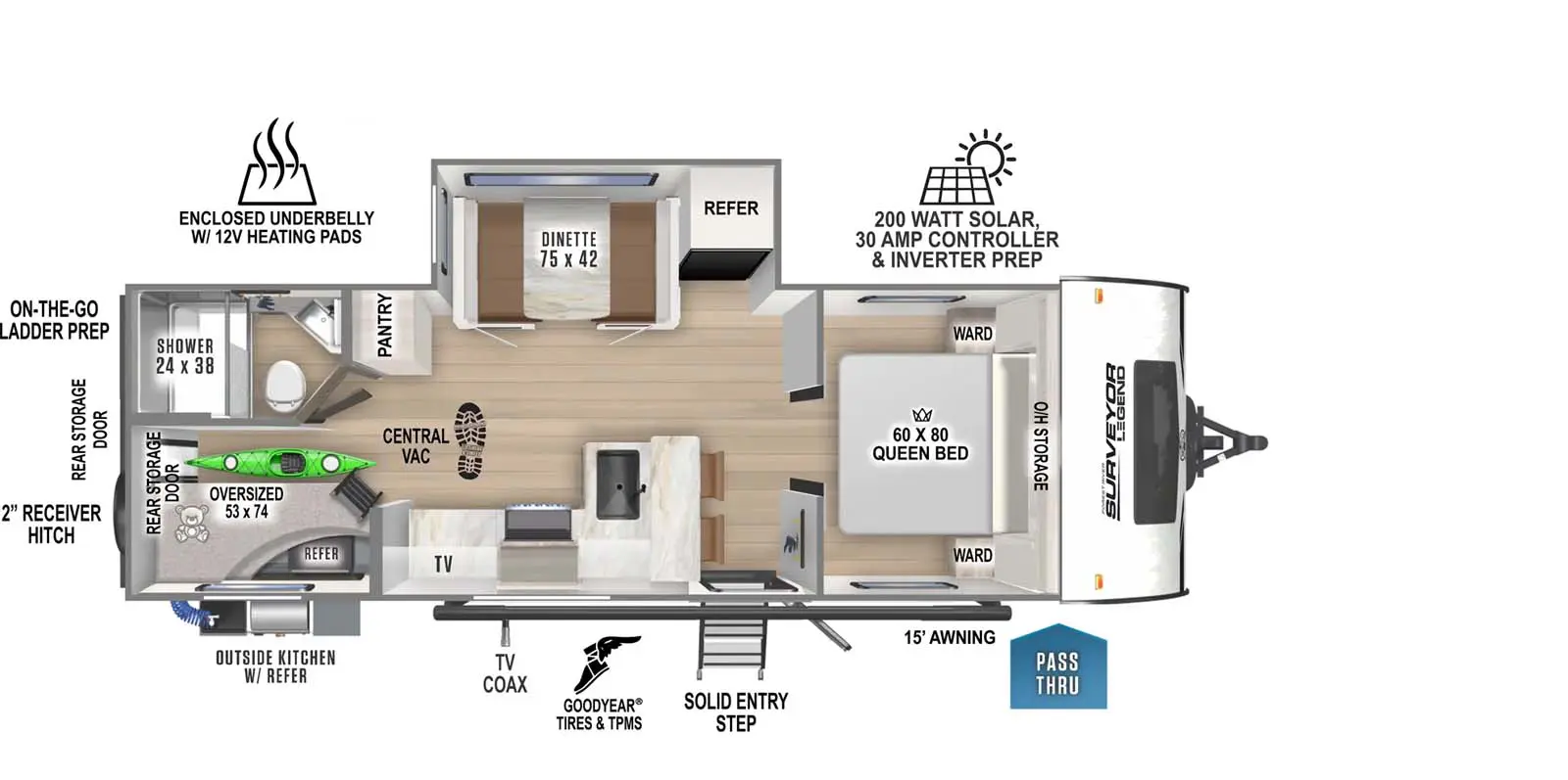 260BHLE Floorplan Image